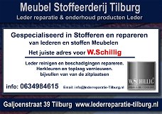 W.Schillig Leder reparatie en Stoffeerderij Zitmeubelen Tilburg Galjoenstraat 39 