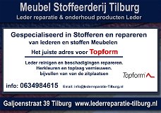 Topform Leder reparatie en Stoffeerderij Zitmeubelen Tilburg Galjoenstraat 39 
