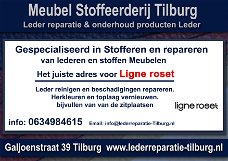 Ligne Roset Leder reparatie en Stoffeerderij Zitmeubelen Tilburg Galjoenstraat 39 