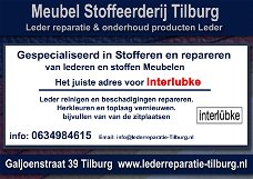 Interlubke Leder reparatie en Stoffeerderij Zitmeubelen Tilburg Galjoenstraat 39