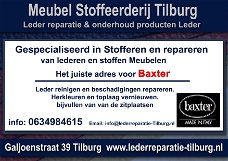 Baxter Leder reparatie en Stoffeerderij Zitmeubelen Tilburg Galjoenstraat 39 