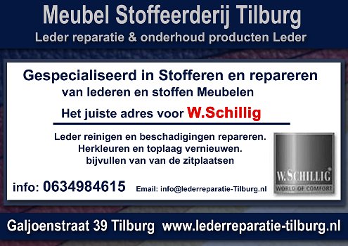 Artifort Leder reparatie en Stoffeerderij Zitmeubelen Tilburg Galjoenstraat 39 - 5