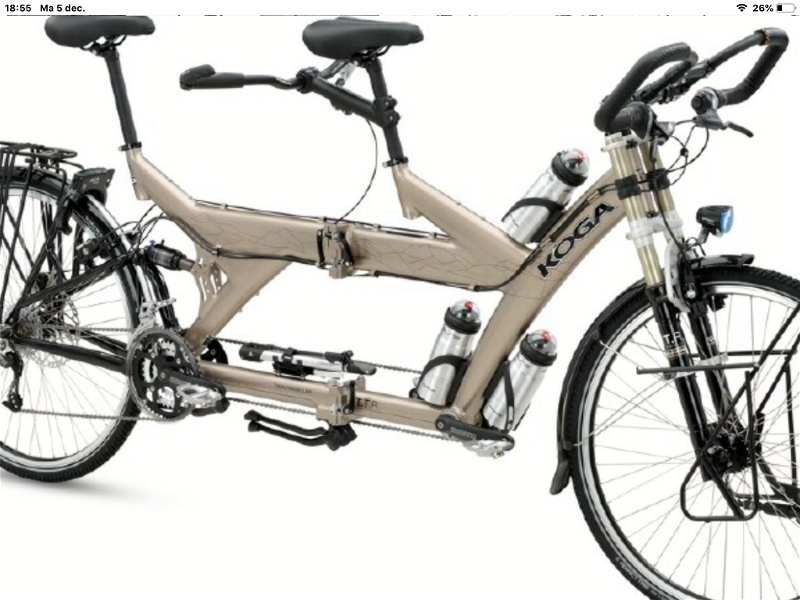Gezocht Gevraagd Koga Santos Flyer of Hase Ligfiets Tandems - nr. 1
