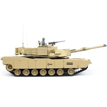 M1A2 Abrams sand BB+IR 2.4GHz met schietfunctie rook en geluid en IR 1116039181 - 2