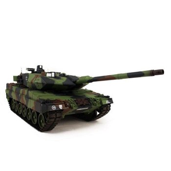 Leopard 2A6 2.4GHZ met schietfunctie rook en geluid en IR 1116038891 - 2