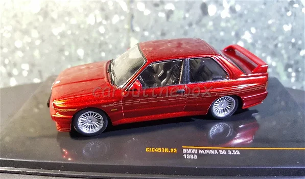 BMW Alpine B6 3.5S metaliek rood 1/43 Ixo V818 - 0