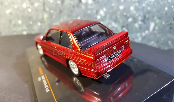 BMW Alpine B6 3.5S metaliek rood 1/43 Ixo V818 - 2