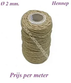 = Gepolijst touw = voor wekkerwerk enz. =24681