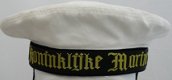 Matrozenschuitje / Muts, Koninklijke Marine, maat: 58, vanaf 2000.(Nr.1) - 1 - Thumbnail
