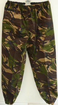Broek, Natweer, Gevechts, Uniform, M93, Woodland Camouflage, KL, maat: 8595/9000, 1990.(Nr.1) - 0