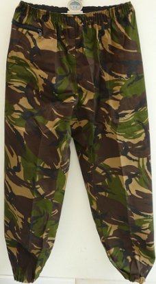 Broek, Natweer, Gevechts, Uniform, M93, Woodland Camouflage, KL, maat: 8595/9000, 1990.(Nr.1)