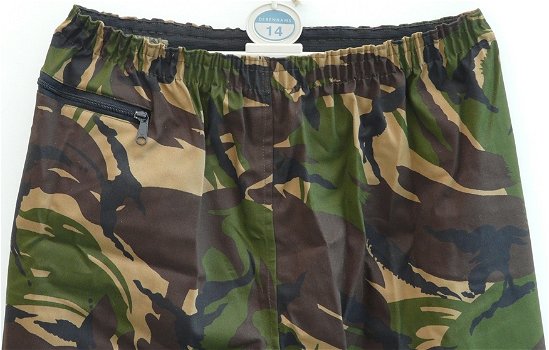 Broek, Natweer, Gevechts, Uniform, M93, Woodland Camouflage, KL, maat: 8595/9000, 1990.(Nr.1) - 1