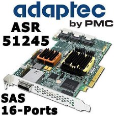 Adaptec ASR-51245 3G SAS SATA RAID PCI-e Controller, 16-Port