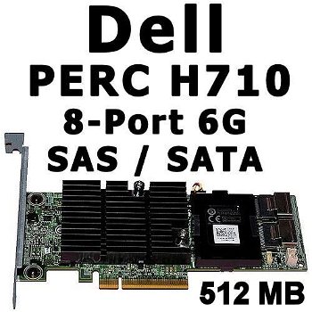 Dell PERC H710 512MB SAS SATA RAID Controllers | 6G | BBU - 0