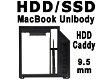 HDD Caddy | 2e 2.5 SATA HDD of SSD in MacBook of Laptop - 1 - Thumbnail