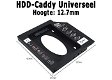 HDD Caddy 2e 2.5 SATA Harddisk of SSD in Laptop Notebook - 3 - Thumbnail