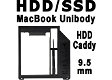 HDD Caddy 2e 2.5 SATA Harddisk of SSD in Laptop Notebook - 5 - Thumbnail