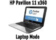 HP Laptop, 11.6 inch Touchscreen, QuadCore, 120GB SSD, Win10 - 1 - Thumbnail