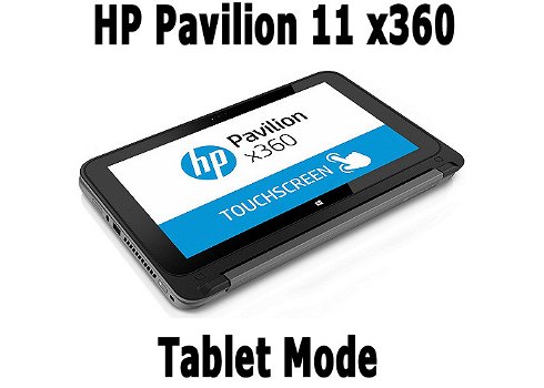 HP Pavilion 11 x360 Touchscreen Laptop, QuadCore, 120GB SSD - 2