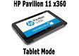 HP Pavilion 11 x360 Touchscreen Laptop, QuadCore, 120GB SSD - 2 - Thumbnail