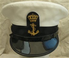 Pet, Uniform DT (Dagelijks Tenue), Manschappen, Koninklijke Marine, maat: 56, jaren'90.(Nr.1)