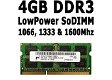 4GB DDR3 SoDIMM Laptop Geheugen | 1066-1600Mhz | PC & Apple - 2 - Thumbnail