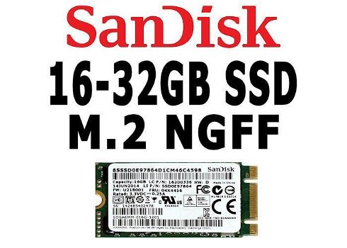 SanDisk 16GB-64GB M.2 & mSATA 6G SSDs | SATA/IDE Converters - 1