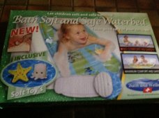 Kinder veilig, waterbed, voor in bad - met speeltjes 