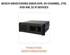 Bosch recorder ip en analoog