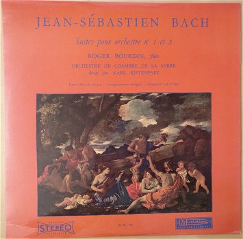 LP - BACH - Suites pour orchestra - Roger Bourdin, flute - 0