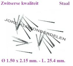 === 25 Konische voorsteek stiften = lang =48620