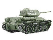 RC tank  T-34/85 metalen tracks en aandrijving 2.4GHZ  Control edition in houten kist