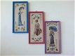 Borduur patronen: Vrouwen in blauwe, roze en paarse jurken - 1 - Thumbnail