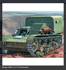 Bouwpakket Mirage-Hobby Mirage 72608 1/72 TP-26 Armoured Personnel Carrier