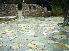 Karistos Green flagstones *