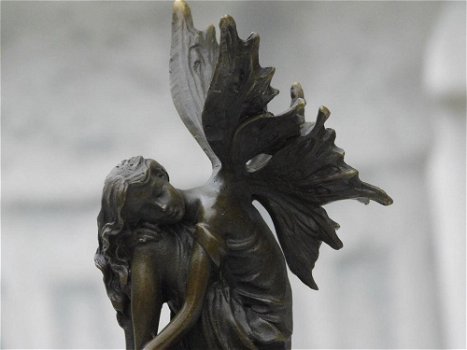 engel beeld van brons - 2
