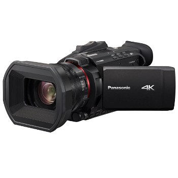 Panasonic HC-X1500 4K Pro Camcorder, Bundle with Takama 66 3 Section Video Tripod with Fluid Head - 1