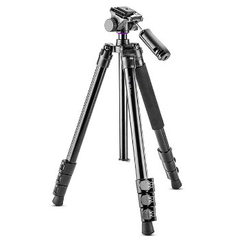 Panasonic HC-X1500 4K Pro Camcorder, Bundle with Takama 66 3 Section Video Tripod with Fluid Head - 3