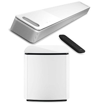 Bose Smart Soundbar 900, White with Bass Module 700 for Soundbar, Arctic White - 0