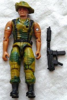 Actiefiguur / Action Figure, JUNGLE RAIDER, AMERICAN DEFENSE U.S. FORCES, REMCO, 1986.(Nr.1) - 0