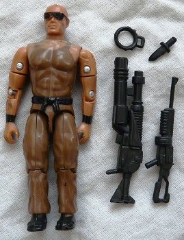 Actiefiguur / Action Figure, SERGEANT SKINHEAD, AMERICAN DEFENSE U.S. FORCES, REMCO, 1986.(Nr.1) - 1