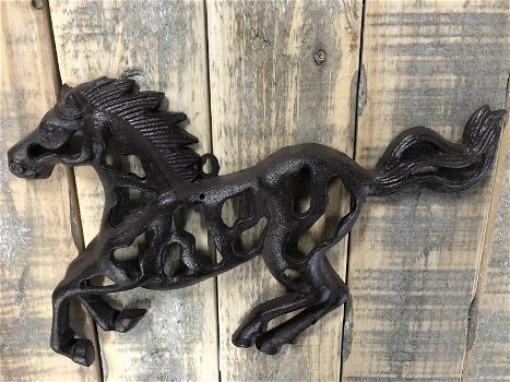 wanddecoratie van een rennend paard - 1