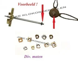 = 10 Comtoise wijzer moertjes =38370A