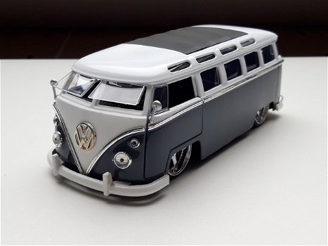 modelauto Volkswagen Samba T1 bus – Big Time – Jada Toys 1:24 - 0