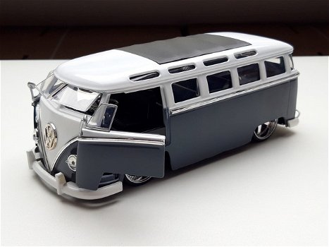 modelauto Volkswagen Samba T1 bus – Big Time – Jada Toys 1:24 - 1