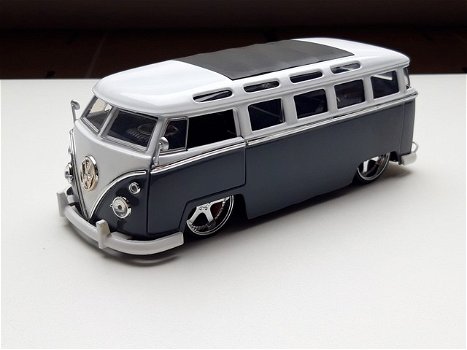 modelauto Volkswagen Samba T1 bus – Big Time – Jada Toys 1:24 - 3