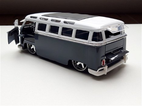 modelauto Volkswagen Samba T1 bus – Big Time – Jada Toys 1:24 - 5