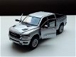 schaal model dodge ram crew cab laramie 2019 – zilver 1:27 19 cm lang - 4 - Thumbnail