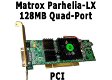 Matrox Parhelia 128MB PCI Quad-Port VGA Kaart | QID-P128LPAF - 0 - Thumbnail