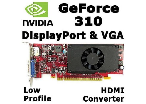 NVIDIA GeForce & AMD 512MB - 1GB PCIe x16 VGA Kaarten W10-11 - 2